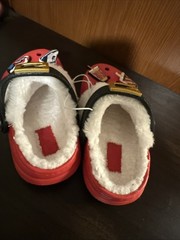 Children’s Crocs, Santa themed, Light weight, classic clog, Red And Black