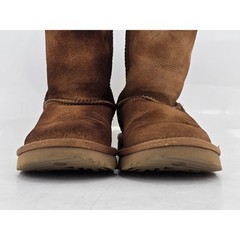 UGG Classic Short Boots Kids Size 12 Chestnut Suede Shearling 1017703K -Good