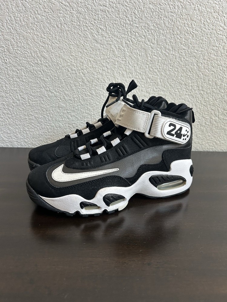 Nike Air Griffey Max 1 GS Black White Size 6Y Women 7.5 Sneakers 437353-001 EUC