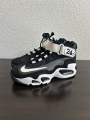 Nike Air Griffey Max 1 GS Black White Size 6Y Women 7.5 Sneakers 437353-001 EUC