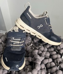 On Cloud Cloudplay Kids Blue Gray Athletic School Casual Walking Sneakers 12.5 K
