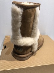 UGG K HADLEY BOOTS 1010253 CHESTNUT KIDS SIZE US11/UK 10/EU 28/JAPAN 17.5 NEW