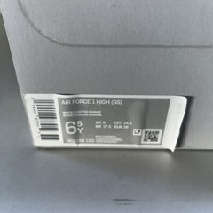 Nike Air Force 1 High GS ‚Be Kind‘ White/Electro Orange DC2198-100 Size 6.5Y