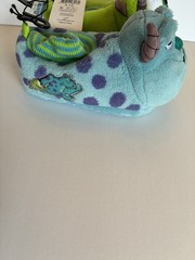 Disney Pixar Monsters Inc. MIKE WAZOWSKI & SULLEY Slip-On Slippers Toddler 9-10