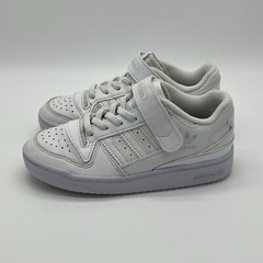 Adidas Forum Low – White – Preschool Basketball Shoes (FY7981) Size 12K Preowned
