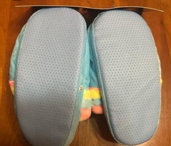 NEW! Blue Unicorn Slippers Size Medium 7/8 By Royal Deluxe 100% Polyester