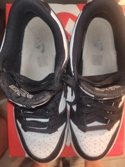 Size 4 (GS) – Nike Dunk Low Black White