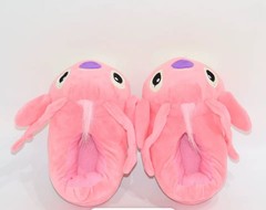 Cute Pink Plush Slippers – Soft Cartoon Animals Design – Comfortable House