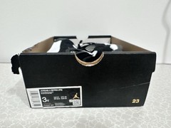 Nike Air Jordan 4 Retro (PS) „White Thunder“ Black-White Sz 3Y [FV4537-001]