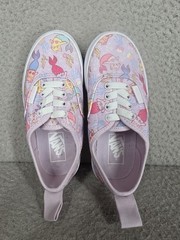 VansVans Kids Sz 11 Authentic Elastic Lace (Purrrmaids) Lavender Fog/True White