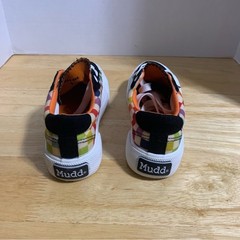 VTG Mudd Checker Pattern Sneakers Multicolored Childers Size 3 Racing