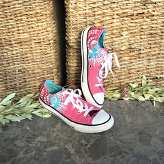 Converse Chuck Taylor All Star Paint Splatter Sneaker 647625F Youth Kids Size 3
