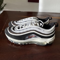 Nike Air Max 97 Black/White/Anthracite Size 5.5 Youth