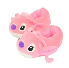 Cute Pink Plush Slippers – Soft Cartoon Animals Design – Comfortable House