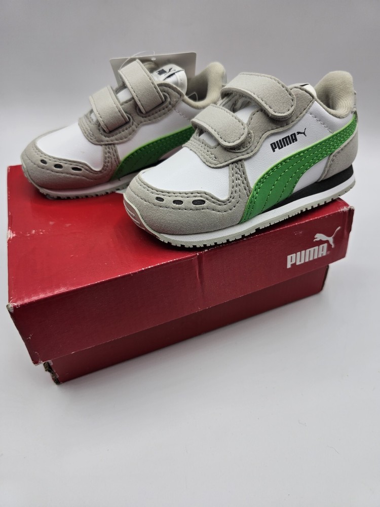 Puma Kid’s Cabana Racer SL V PS White Casual Shoes 6C Kids/Enfants