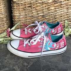 Converse Chuck Taylor All Star Paint Splatter Sneaker 647625F Youth Kids Size 3