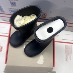 HUNTER KIDS FIRST CLASSIC Rain Boots Black US Kids Size 6B/7G NEW NIB
