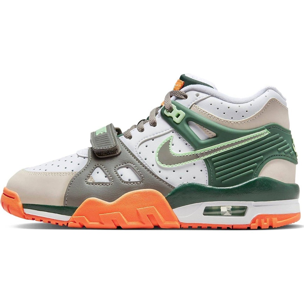 NIKE Air Trainer 3 5Y Mid-Top Sneaker Miami Hurricanes Shoes Retro Basketball