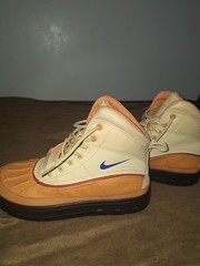 Nike WOODSIDE 2 HIGH (GS) SAND / ORANGE (524872 201) Sz 5.5 Youth