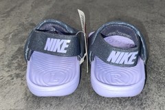 Nike Kawa Slide (Infant/Toddler) Sandals Thunder Blue/Purple Pulse Size 4c