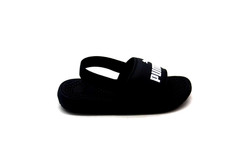PUMA COOL CAT BACKSTRAP BX PS 384117-01 BLACK/WHITE LITTLE KIDS SANDAL