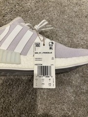 Adidas NMD R1 Refined J Primeblue Cloud White Grade School Size 7 *TRIED ON