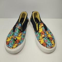 Pokemon Ground Up Low Top Slip On Shoes Sneakers Multi-Color Boy’s Size 13