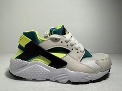 New Nike Huarache Run Low Bright Spruce Volt – 654275-045 Youth Size 4-7