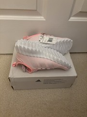 Adidas Kaptir Flow Sneaker Clear Pink White Size 4 New