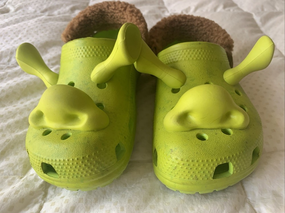 Crocs Classic Dreamworks Shrek Clog Size C13 Kid’s Green NEW
