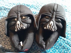 Star Wars Darth Vader Sz 13/1 Childrens Slippers Barely If Ever Worn