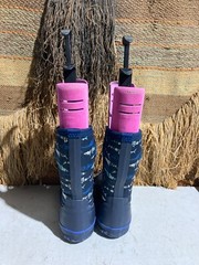 UNKNOWN RUBBER RAIN WINTER BOOTS SIZE 5