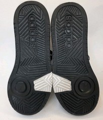 Kids Size 4 Adidas Hoops Mid 3.0 Core Black/White Sneakers Shoes GW0402