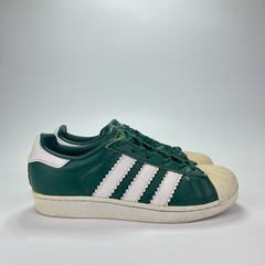 Adidas Superstar Collegiate Green Cloud White Athletic Lifestyle Shoes Youth 5