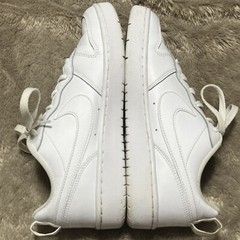 Nike Court Borough 2 Low White Leather Sneaker BQ5448-100 Size 7Y,Fit Womens 8.5