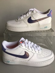 Nike Air Force 1 LV8 1 GS ‚White Dark Purple Dust‘ Sz 5Y-W.6.5 (DC8188-100)