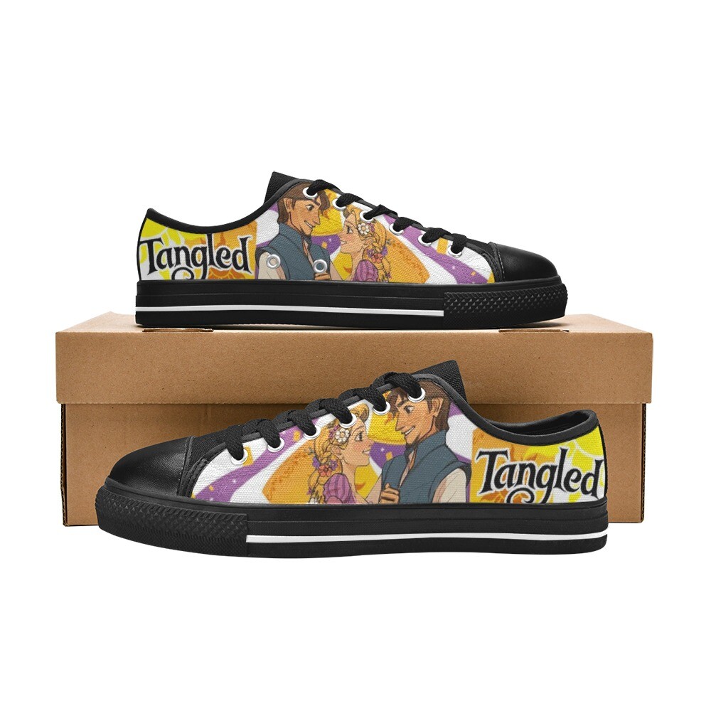 Tangled Sneakers Unisex Kids Low Top Shoes