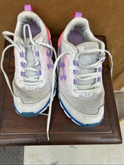 Under Armour Kids Sneakers in White with Pink & Purple Details [COPY]