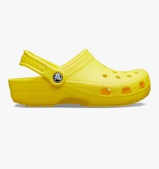 Crocs Classic Clog Roomy Fit Lemon Yellow 10001-7C1 Size 5Y Youth Kids New