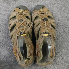 Keen Whisper Kids Size 7 Sandals Brown Bungee Cord Water Shoes Slingback