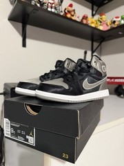 Jordan 1 Retro High OG Satin Shadow PS FD5304 010 Black/Grey Size 9c Brand New