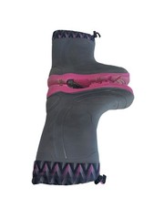 Kamik Snowbuster Size 3 Boots Gray Snow Winter Rain Waterproof Lined Thermal