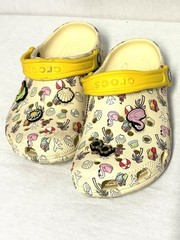 Crocs Unisex Big Kids Classic Spring Break Clog Youth Size 2 Jibbetz