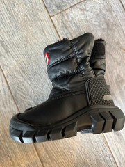 Hunter Big Kids Intrepid Lug Sole Insulated Snow Boots NWOT Boys Girls Fur Lined