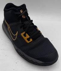 Nike Kyrie Flytrap 4 Youth Sneakers 7 Black Metallic Basketball Shoes CT5537-005