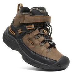 NIB Keen Targhee Mid Waterproof WP Children Size 8 Hiking Boot Dark Earth