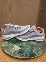Nike Air Max Axis AH5222-015 Gray Pink Blue Kids Sneakers Size 6Y