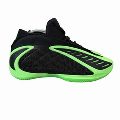 Adidas A.E. 2 Core Black Lime Burst Basketball Shoes JQ2049 Youth Size’s 4 – 7