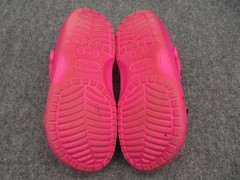 Crocs Classic Clogs Pink Junior 6 Comfort Rubber Shoe Waterproof Jibbetz Girls 6