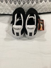 Goats Kids Black/White The 305 Two-Strap Platform Sneakers Leather SZ 3